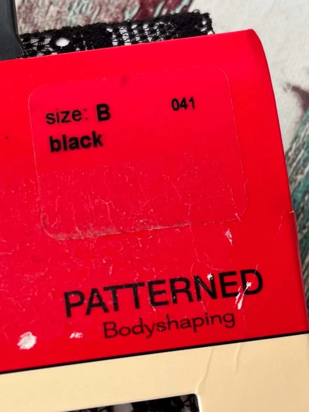 SPANX NIB Tight End Tights Patterned Black Bodyshaping Comfy Waist Sexy Size B - Picture 4 of 5